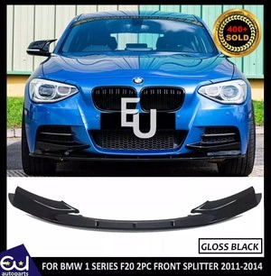 RBMW1SERIESF20F212PCMSPORTFRONTBUMPERSPLITTERLIPPRE-LCI2011-2015