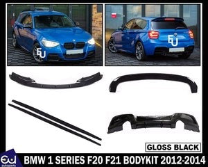 RBMW1SERIESF20F21BODYKITBODYKITFRONTLIPSPLITTERREARDIFFUSER12-14