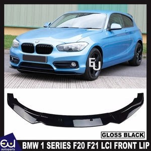 RBMW1SERIESF20F21LCIFRONTSPLITTERLIPSTANDARDSEGLOSSBLACK2015-19
