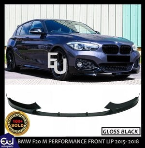 RBMW1SERIESF20F21LCIFRONTSPLITTERLIPMPSTYLEGLOSSBLACK2015-2018