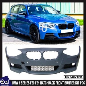 RBMW1SERIESF20F21MSPORTSTYLELOOKFRONTBUMPERKITPDC2011-14