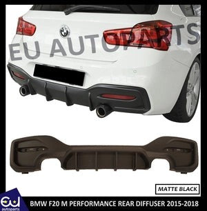 RBMW1SERIESF20F21REARDIFFUSERFACELIFTLCI135/140LOOKMATTEBLACK