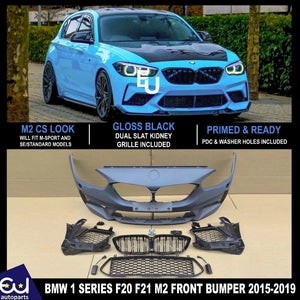 RBMW1SERIESF20F21UPGRADEM2COMPETITIONLOOKFRONTBUMPERKIT2015-2019