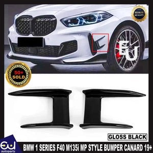 RBMW1SERIESF40M135iMPSTYLEBUMPERCANARDAEROSIDEBLADESFLICKSGLOSS