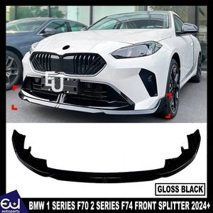 RBMW1SERIESF702SERIESF74GRANCOUPEMPSTYLEGLOSSBLACKFRONTSPLITTER