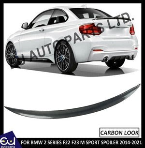 RBMW2SERIESF22COUPECARBONLOOKREARTRUNKBOOTLIPSPOILER