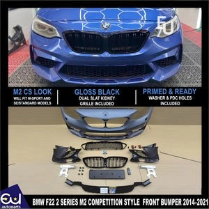 RBMW2SERIESF22F23FRONTBUMPERM2COMPETITIONSTYLEBUMPERCOMPLETE14–21