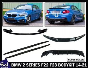 RBMW2SERIESF22F23FRONTSPLITTERREARDIFFUSERBODYKITBODYKIT14-21