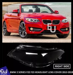 RBMW2SERIESF22F23HEADLIGHTHEADLAMPLENSCOVERRIGHTDRIVERSIDE13-19