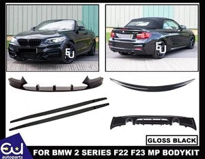 RBMW2SERIESF22F23MPBODYKITBODYKITFRONTSPLITTERLIPREARDIFFUSER