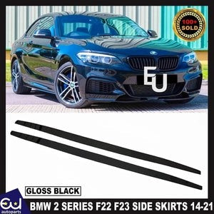 RBMW2SERIESF22F23SIDESKIRTSEXTENSIONBLADESGLOSSBLACK15-19