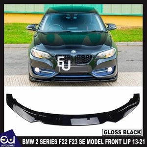 RBMW2SERIESF22F23STANDARDSEFRONTSPLITTERLIPSPOILERGLOSSBLK13-21