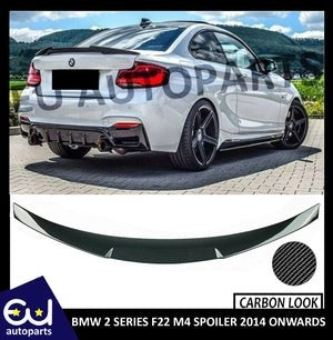 RBMW2SERIESF22F87M4STYLECARBONFIBERLOOKREARBOOTTRUNKLIPSPOILER