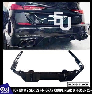 RBMW2SERIESF44GLOSSBLACKREARBUMPERDIFFUSERGRANCOUPE2020+