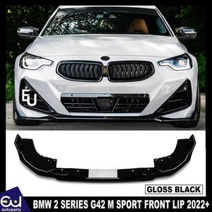 RBMW2SERIESG42G43GLOSSFRONTSPLITTERSPOILERLIPMSPORTPERFORMANCE