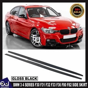 RBMW34SERIESF30F31F32F33F36F80F82SIDESKIRTEXTENSIONBLADESGLOSS