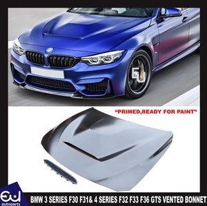 RBMW34SERIESF30F31F32F33F36M3M4GTSVENTEDSTYLEBONNETHOODSTEEL