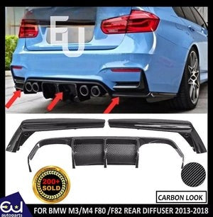 RBMW34SERIESF80F82M3M4REARDIFFUSERVALANCEVSTYLECARBONLOOK13-18