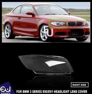RBMW3E90/E91XENONFRONTHEADLIGHTHEADLAMPCLEARLENSCOVER05-12RIGHT