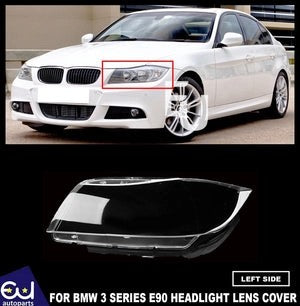 RBMW3E90E91LEFTSIDEFRONTHEADLIGHTHEADLAMPCLEARLENSCOVER2005-2012