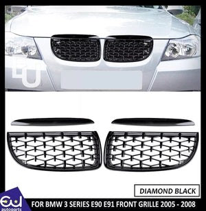 RBMW3SERIESE90E9105-08DIAMONDBLACKFRONTKIDNEYGRILLGRILLEPRELCI