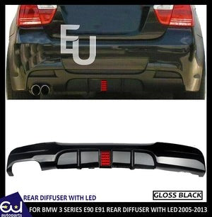 RBMW3SERIESE90E91MSPORTLEDREARDIFFUSERLIPSPLITTERVALANCE2005-12