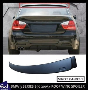 RBMW3SERIESE90MSPORTTYPEREARTRUNKROOFSPOILERLIP05-11MATTEBLACK