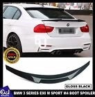 RBMW3SERIESE90SALOON2005-2011M4STYLEREARBOOTSPOILERLIPGLOSSBLACK