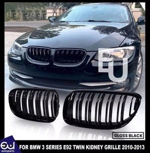 RBMW3SERIESE92E932010-2013LCIKIDNEYGRILLEGRILLGLOSSBLACKDUALLINE