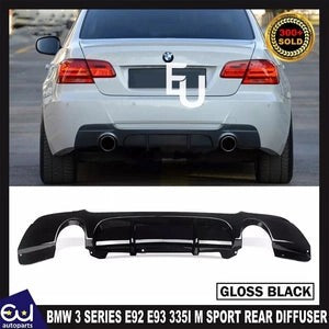 RBMW3SERIESE92E93335IMSPORTREARDIFFUSERSPLITTERVALANCEGLOSSBLACK