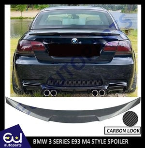 RBMW3SERIESE93M3CONVERTIBLEM4STYLECARBONLOOKREARBOOTTRUNKSPOILER