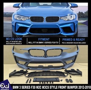 RBMW3SERIESF30F31M2CM3CSSTYLEFRONTBUMPER2012-2018