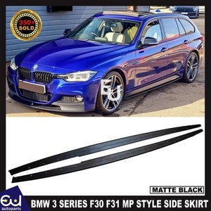 RBMW3SERIESF30F31MPSTYLESIDESKIRTEXTENSIONLIPBLADESMATTEBLACK