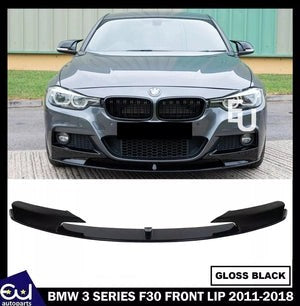 RBMW3SERIESF30F31MSPORTFRONTBUMPERSPLITTERLIPGLOSSBLACK2011-2018