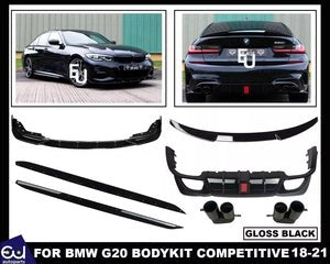 RBMW3SERIESG20BODYKITBODYKITFRONTSPLITTERLIPREARDIFFUSERW/LIGHT