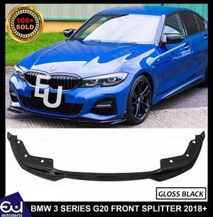 RBMW3SERIESG20G213PCSFRONTLIPBUMPERSPLITTERMSPORTGLOSS2019-2022
