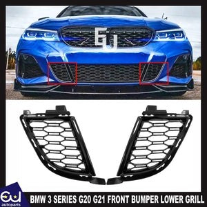 RBMW3SERIESG20G2180756018075602GRILLFRONTBUMPERLOWERLEFTRIGHTSET