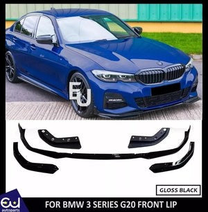 RBMW3SERIESG20G21FRONTBUMPERSPLITTERLIPSPOILERGLOSSBLACK2019-2022