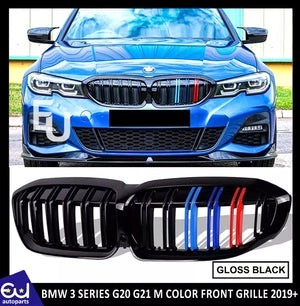 RBMW3SERIESG20G21MCOLORKIDNEYGRILLEGRILLDUALSLATGLOSSBLACK2019+