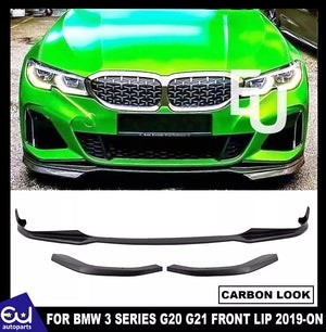 RBMW3SERIESG20G21MSPORTMPERFORMENCEFRONTSPLITTERLIPCARBONLOOKOE