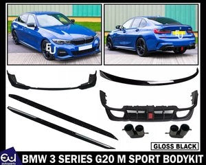 RBMW3SERIESG20MSPORTBODYKITFRONTSPLITTERREARDIFFUSERW/LIGHT18-21