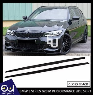 RBMW3SERIESG20SIDESKIRTEXTENSIONSLIPBLADEMPSTYLEGLOSSBLACK19+
