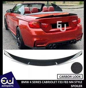 RBMW4SERIESCABRIOLETF33F83REARBOOTSPOILERCARBONM4STYLELIP