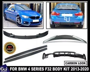 RBMW4SERIESF32BODYKITBODYKITFRONTLIPSPLITTERREARDIFFUSERCARBON