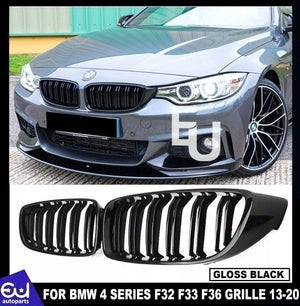 RBMW4SERIESF32F33F36GLOSSBLACKKIDNEYGRILLGRILLETWINBARM4STYLE