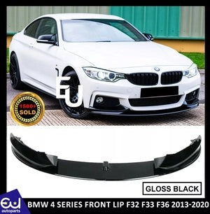RBMW4SERIESF32F33F36MSPORTFRONTBUMPERSPLITTERLIPGLOSSBLACK13-20