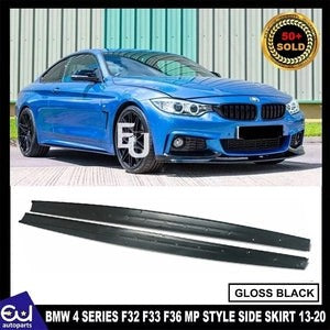 RBMW4SERIESF32F33F36MSPORTSIDESKIRTEXTENSIONBLADESLIPGLOSSBLACK