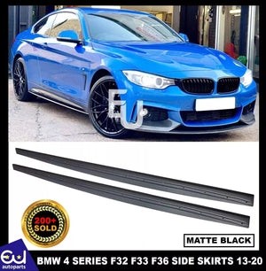 RBMW4SERIESF32F33F36MSPORTSIDESKIRTSEXTENSIONSBLADESMATTEBLACK