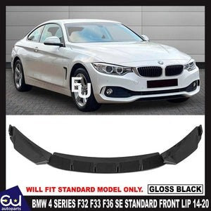 RBMW4SERIESF32F33F36SESTANDARDFRONTSPLITTERSPOILERLIPGLOSS14-20