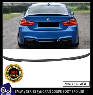 RBMW4SERIESF364DGRANCOUPEREARTRUNKBOOTSPOILERLIPMATTEBLACKFIT